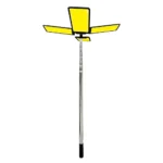 עמוד תאורה גובה 5 מטר כולל 4 פנלים לד עם מסגרת 11224 לומינס CONPEX