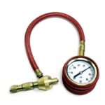 שעון לחץ גלגלים  0-70 psi בנרתיק  ALLTOP כולל מעטה גומי להגנה על השעון