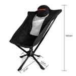 ⁦כיסא קמפינג ארגונומי מסתובב 360* מתקפל  OPENROAD⁩ – תמונה ⁦8⁩