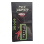 בוסטר התנעה ותחנת כוח ניידת 4000A לרכב –  BONO MAX POWER (31,200 mAh)